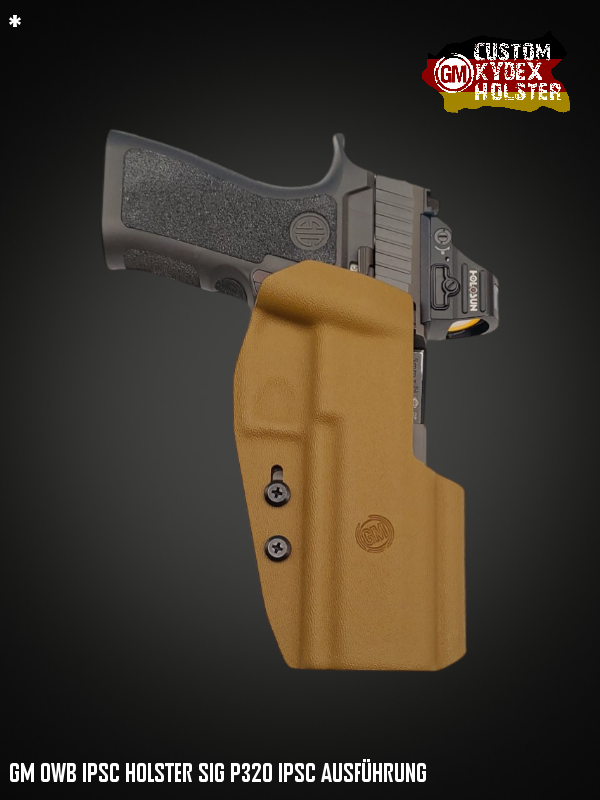 GM OWB Custom Kydex Holster Multi Mount IPSC Sig Sauer P320